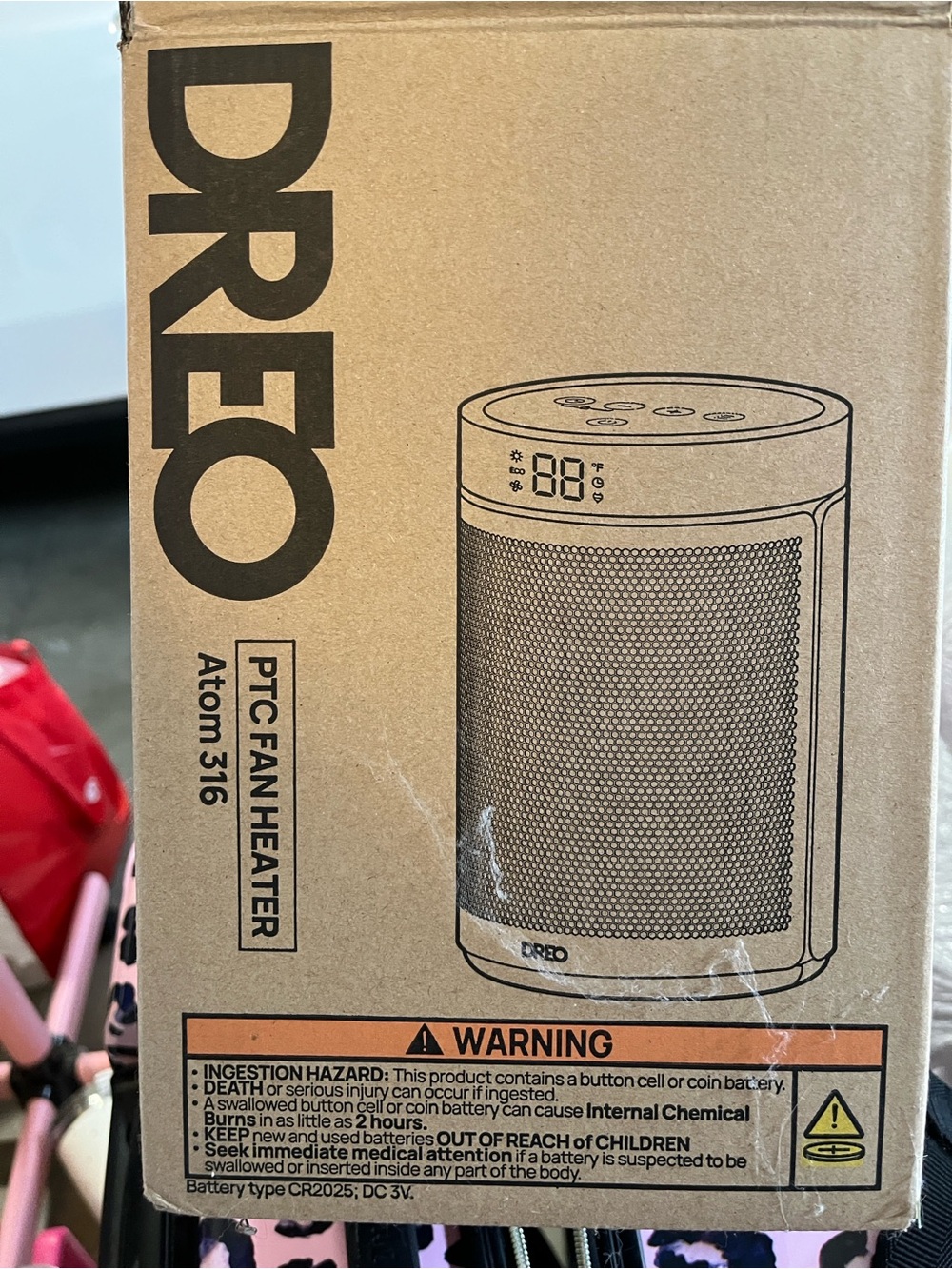Dreo Atom 316 Space Heater - Black